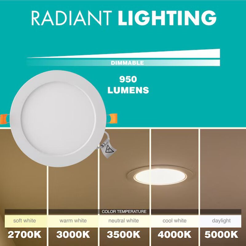 Simply Conserve Adjustable 12W LED Thin Wafer Downlight